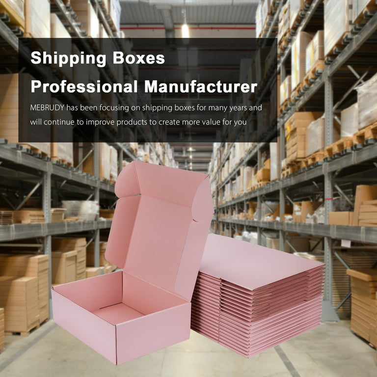 Pink shipping boxes deals