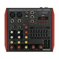 thumbnail image 1 of 2/4/6 Channel Professional Audio Mixer Console System With Blue Tooth USB DSP 48V Phantom Power, 1 of 7