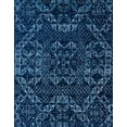 thumbnail image 1 of Ahgly Company Indoor Rectangle Abstract Blue Abstract Area Rugs, 7' x 10', 1 of 6