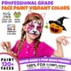 thumbnail image 2 of Kit de pintura facial Drawdart, 24 colores a base de agua, no tóxico, 2 of 7