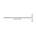 thumbnail image 2 of Black Plastic Coated Iron Wire Ties for Home Office Use 1000 Pcs 0.45MM, 2 of 8