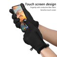 thumbnail image 3 of Guantes de invierno para hombres y mujeres, guantes cálidos para mensajes de texto con pantalla táctil con forro de punto suave térmico, guantes térmicos a prueba de frío, 3 of 5