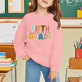 thumbnail image 2 of Arlun Girls 5th Grade Sweatshirt Back to School Outfit Fifth Grade Letter Print Oversized Crew Neck Pullover First Day of School Graphic Soft Comfy Long Sleeve Fall Tops 150, 2 of 7