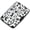 Bat, variant on Credit Card Holder for Women, RFID Blocking, Happy Flower Aluminum Alloy Hard Case, Small Mini Business Metal Wallet for Men