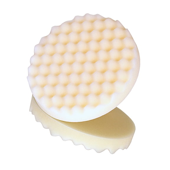 3M Foam Compounding Pad, 05723, Single Sided, Flat Back, 8 in (203.2 mm), 2 pads per bag, 12 bags per case