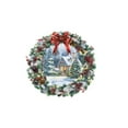 thumbnail image 1 of Garland Decoraciones de Navidad Navidad Galan Casa de Nieve Sala de Estar Vintanas de Vidrio Decoración de la Escena Del Festival Pegatinas de Pared Decoraciones de Pared para la Sala de Estar, 1 of 6