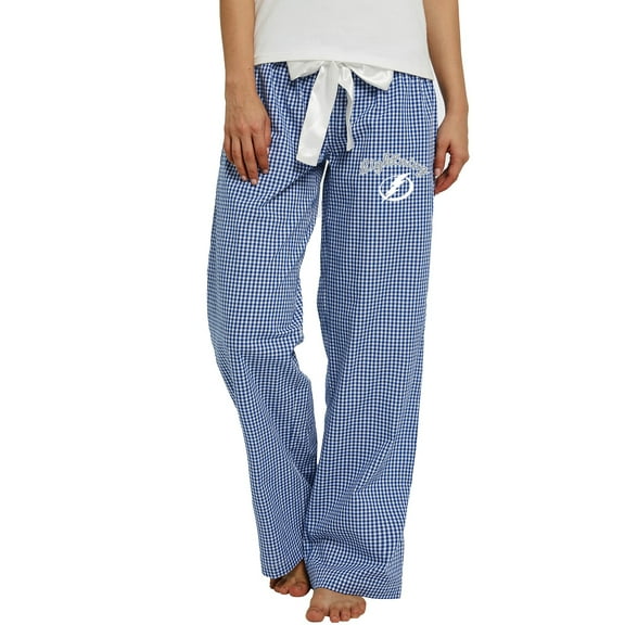 Women's Concepts Sport Royal/White Tampa Bay Lightning Tradition Woven Pants