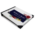 thumbnail image 2 of Darling Souvenir White Floral Frame Wedding Guest Book Hardbound Guest Sign-In Book Guest Registry Guestbook-9 x 12 Inches, 2 of 5