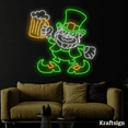 thumbnail image 4 of Craftnamesign St. Patrick Day Neon Sign,Beer Restaurant Decor,Patrick Sign, 4 of 4