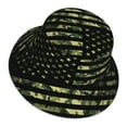 thumbnail image 3 of Gaeub American Flag Camo Printed Double Sided Reflective Bucket Hat Foldable Sun Hat for Camping Hiking Fishing, 3 of 9