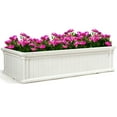 thumbnail image 1 of Gymax 48''x24'' Raised Garden Bed Rectangle Plant Box Planter Flower Vegetable White, 1 of 10