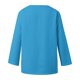 thumbnail image 3 of MHFRRA Camiseta Holgada de Manga Larga con Cuello En V Informal de Color Liso Azul, 3 of 7