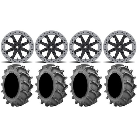 MSA Lok2 Beadlock 16" UTV Wheels 33X9.5 BKT 171 Tires Can-Am Maverick X3 / Honda Pioneer 1000 / Talon