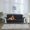 Gray/Beige/Coffee/Black, variant on YOHAVEN Reversible Couch Cover 54"x75" Water Resistant Sofa Slipcover, Elastic Strap Furniture Protector with Foam Sticks for Living Room Sofa Couch Home Décor Protector for Pets and Families