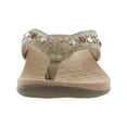 thumbnail image 2 of Vionic Womens Lucia Snake Print Embellished Thong Sandals, 2 of 3