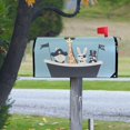 thumbnail image 4 of Yayeee Mailbox Cover Magnetic Standard Size Post Box Cover Wrap Decor, Pirate Animals, 4 of 9