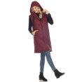 thumbnail image 4 of White Mark Gilet Long à Capuche pour Femmes, 4 of 6