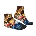 thumbnail image 2 of Lsque Mario Printed Crew Socks, Moisture-Wicking Socks, Athletic Socks for Men Breathable Cushion Socks Casual Sport Socks for Running Traveling, 2 of 6