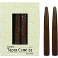 thumbnail image 1 of Zest Candle, 6-Inch, Brown 12-Piece Taper Candles, Count, 1 of 5