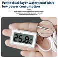 thumbnail image 4 of LCD Display Digital with Probe, Temperature Meter for Freezer Fridge Aquarium, 4 of 8