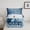 Blue, variant on Christmas Gloves Twin Comforter Set, Winter Pine Tree Snowflake Bedding