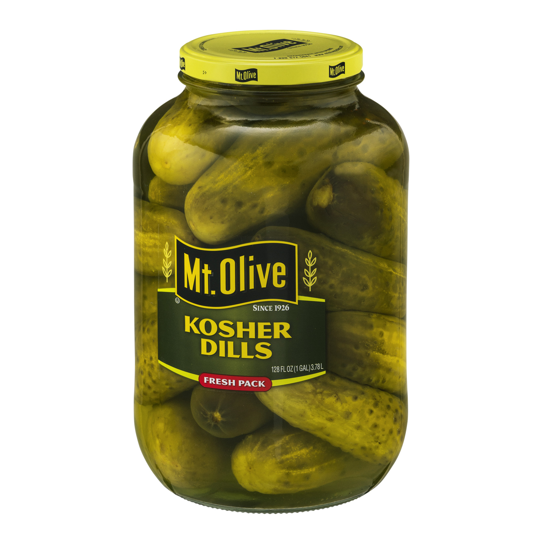 Mt Olive Kosher Dill Pickles 128 Oz Walmart Com Walmart Com