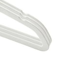 thumbnail image 3 of Casafield 100 Velvet Kid's Hangers for Children's Clothes, 14" - Ivory, 3 of 7