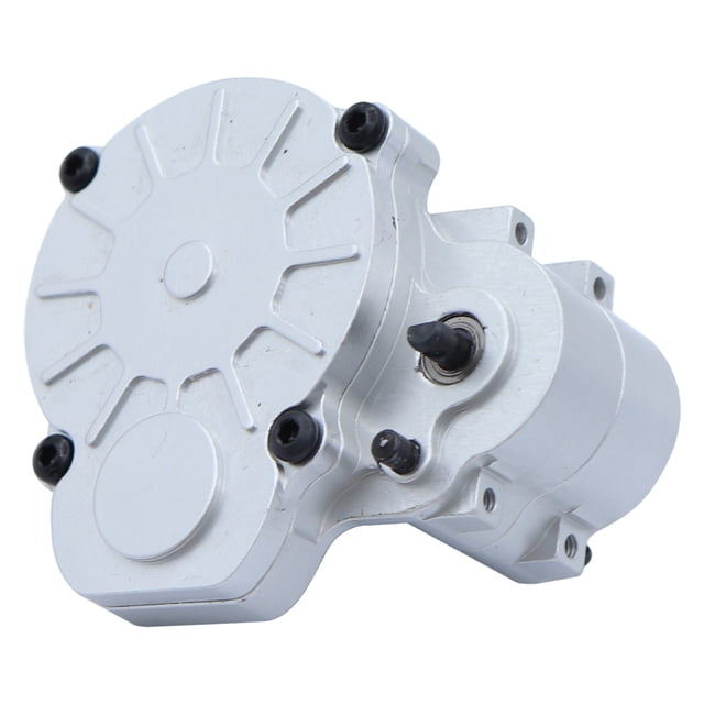 ZheElen RCGOFOLLOW Aluminum Alloy Silent Performance Gear Box Silent Performance Rc Gear Box For 1/24 FMS FCX18 FCX24 RC Car Accessories Silver