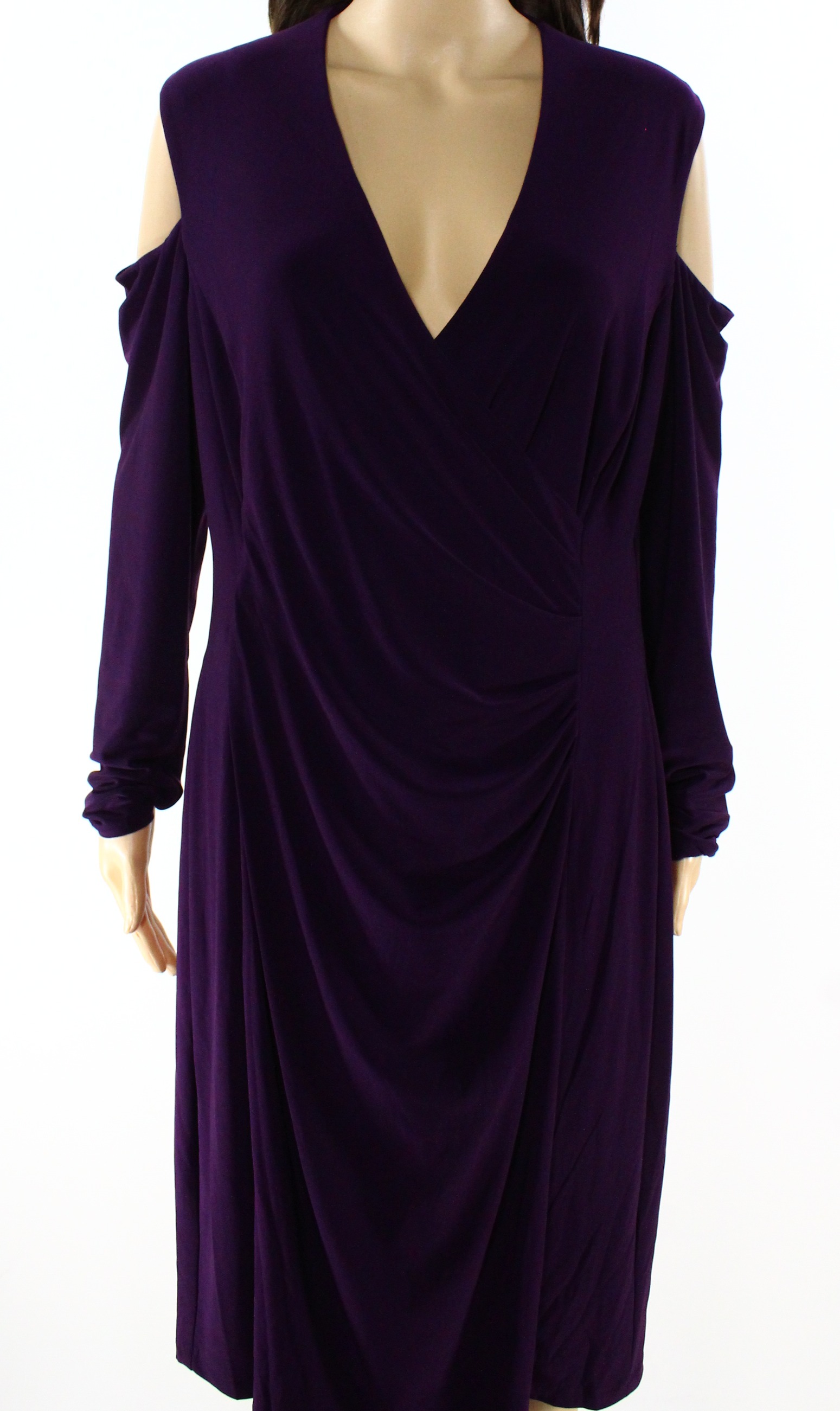 eggplant sheath dress