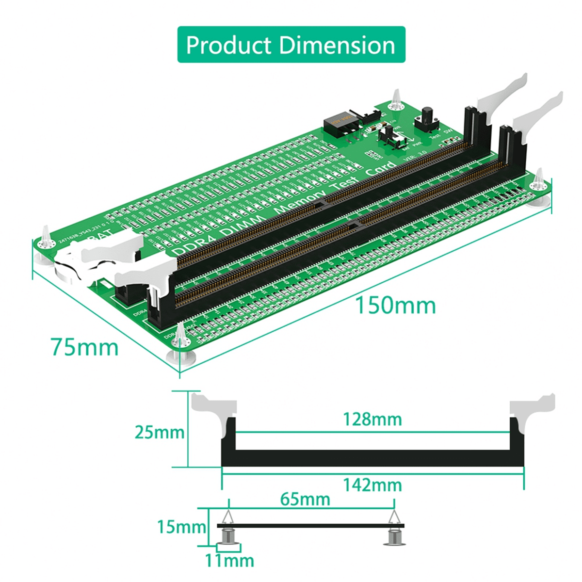 Unbranded Computer Desktop Unbranded DDR4 Memory Tester with Long Latch, Desktop Computer India | Ubuy