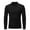 Black, variant on Viikei Mens Clothes on,Gifts for Men Men Solid Medium High Collar Casual Pullover T-shirt Bottoming Shirt