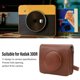thumbnail image 3 of Estuche para cámara retro bolso para cámara de cuero de PU correa ajustable extraíble respetuosa con la piel cierre de botón a presión de tamaño preciso para 300R ANGGREK Otros, 3 of 8