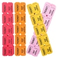 thumbnail image 2 of Rollo de 400 boletos de rifa grandes para eventos Boletos de rifa rosas para fiestas, carnavales, recaudación de fondos, entretenimiento y ocio, 2 of 8