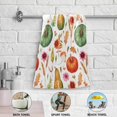 thumbnail image 5 of Pumpkins Autumn Leaves 2 PCS Hand Towels for Bathroom, Fall Flower Thanksgiving Kitchen Towel Ultra Soft and Absorbent Decorative Fingertip Face Bath Towels for Spa & Hotel, 28.3"x 14.4", 5 of 5