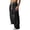 Black, variant on Sweatpants for Men Contrast Drawstring Wide Leg Fleece Relaxed Fit Navy Comfort Lounge,Sizes S-3XL