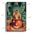 thumbnail image 1 of Placa decorativa de película de Halloween, cartel de Metal Retro, decoración de cine, cafetería, Bar, tablero de póster, decoración moderna de pared del hogar, estética, 1 of 4