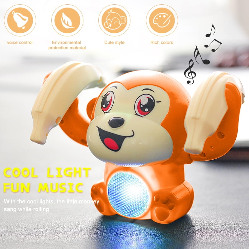 rolling monkey baby toy