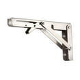 thumbnail image 1 of Soporte Plegable Uxcell de 8 pulgadas para Mesa, Escritorio, Montado en Pared, Brazo de Liberación Larga, Acero Inoxidable 1 pieza, 1 of 3