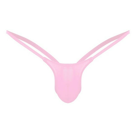 Tanghaowl Thong Briefs Open Back Rise Mens Underpants Low Underwear Lace Lingerie