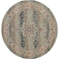 thumbnail image 2 of Nourison Vintage Kashan Persian Grey 6' x ROUND Area Rug, (6 Round), 2 of 8