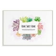 thumbnail image 1 of The Stupell Home Decor Collection Oregon State Home Sweet Home Succulent Watercolor Vignette Wood Wall Art, 1 of 5