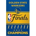 thumbnail image 2 of NBA Golden State Warriors - 2022 Commemorative Finals Team Logo Canvas Wall Poster, 22.375" x 34", 2 of 4