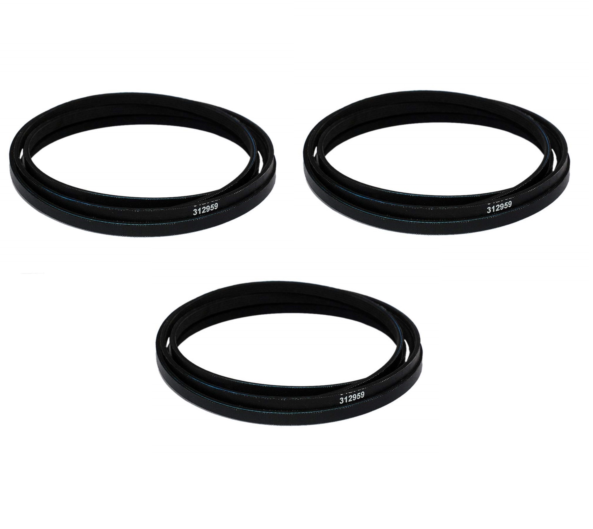 3 x LB234 Dryer Drum Belt for Maytag 312959 312959 Y312959 NEW 100" 5 Rib