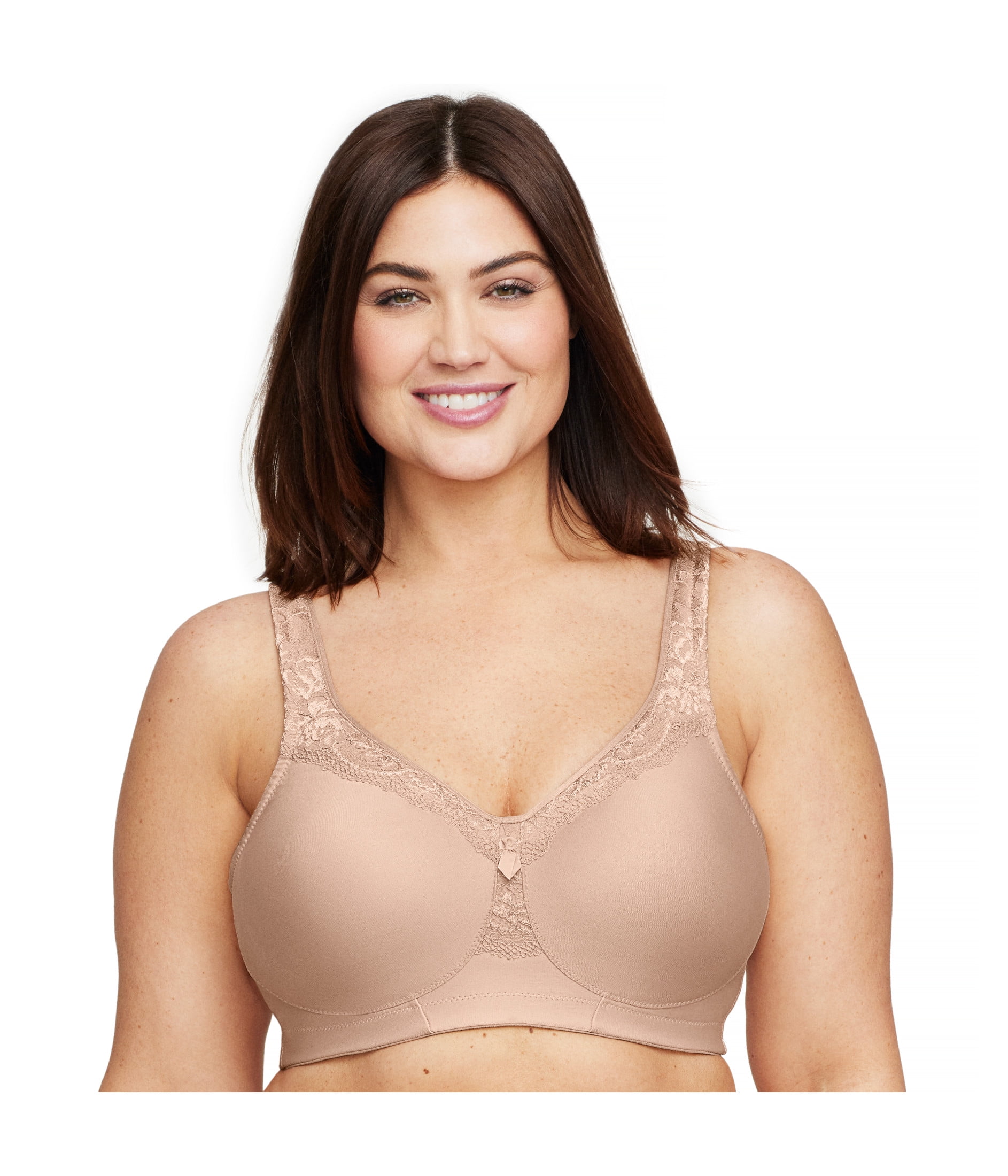 Glamorise MagicLift Seamless Firm Support Wirefree Bra 1007 (Women's & Women's Plus)