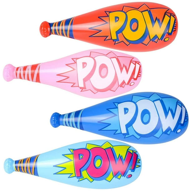 HTOOQ Pow Inflatable Baseball Bats HTOOQ Pack of 12 Oversized 20