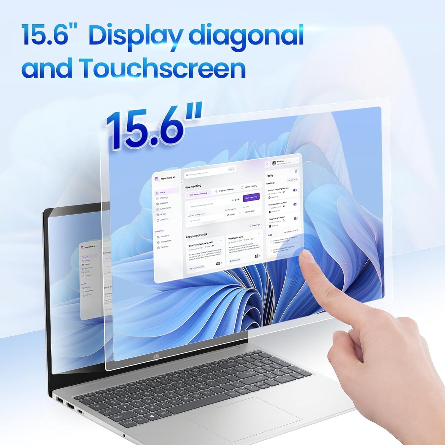 HP 15.6 inch FHD Laptop, Intel i5 Processor Up to 4.4 GHz, 64GB