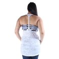 thumbnail image 2 of Material Girl Womens Braided Back Tank Top, White, Juniors, Large, 2 of 2