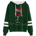thumbnail image 1 of WILLBEST Sudadera con Capucha Sudadera con Capucha y Cordón con Estampado Navideño Informal para Mujer Chica​​, 1 of 3