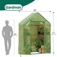 thumbnail image 3 of Gardman Walk In Greenhouse with 2 Tier Shelving Unit and Zippered Door, 3 of 7