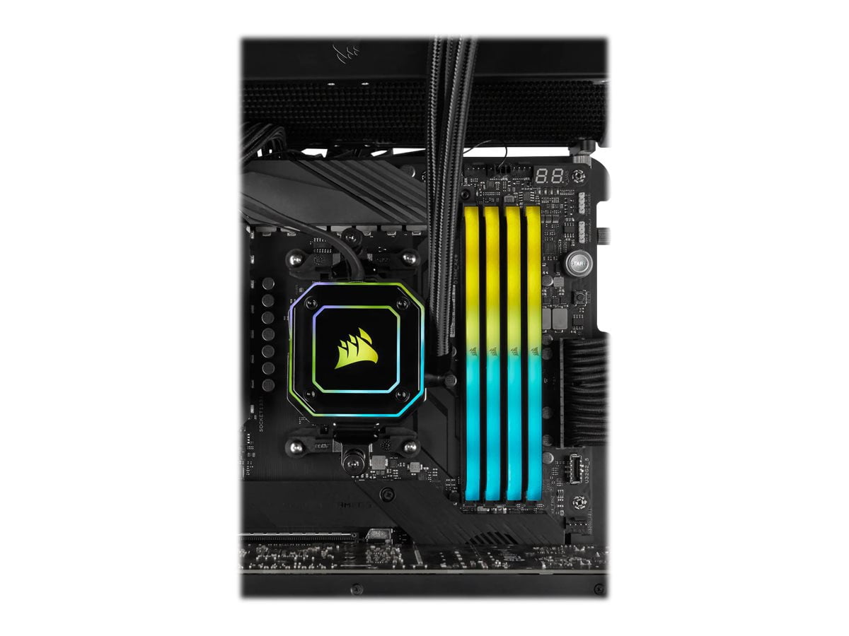 DDR4 Corsair Vengeance 16×2 32GB 3600MHz Corsair Vengeance RGB RS 32GB (2 x 16GB) DDR4 DRAM 3600MHz C18